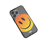 Clear Transparent iPhone Case Ben Eine Orange Smiley MagSafe Wireless Charging | iPhone 14 Pro Max,iPhone 14 Pro,iPhone 15 Pro,iPhone 15 Pro Max