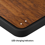 Charging Stand with Qi2 — Walnut