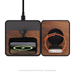 Charging Stand with Qi2 — Walnut