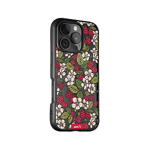 Berries Protective Phone Case - Clarity x Flowers
