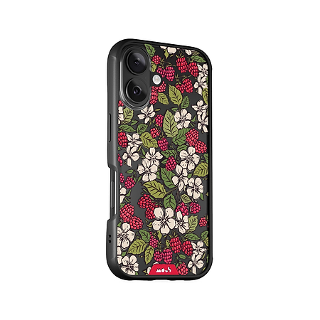 Berries Protective Phone Case - Clarity x Flowers