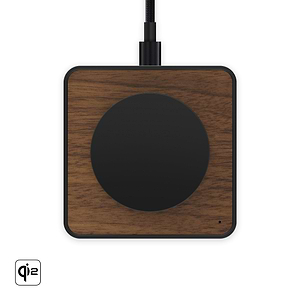 Walnut Charging Pad with Qi2