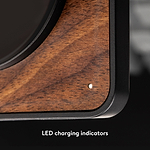 Walnut Charging Pad with Qi2