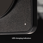 Matte Black Charging Pad with Qi2