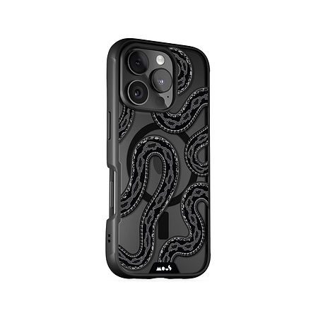 Shadow Mamba Protective Phone Case - Clarity MagSafe x Serpent