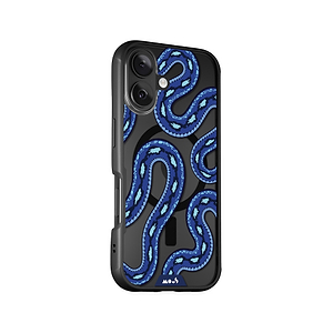 Blue Viper Protective Phone Case - Clarity MagSafe x Serpent