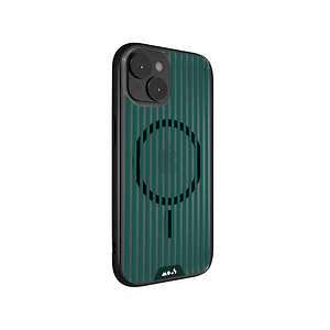 Evergreen Protective Phone Case - Clarity MagSafe x Pinstripe