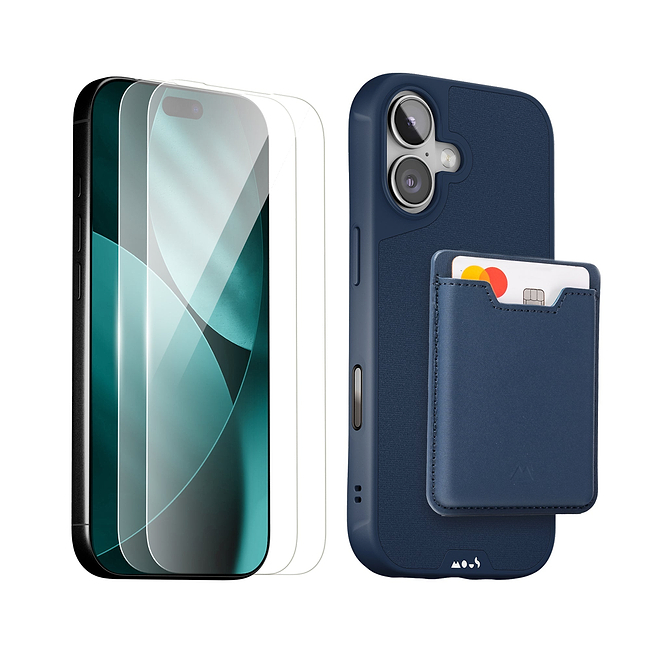 Marine Protective Case, Screen Protector and Card Wallet - Apple Starter Kit