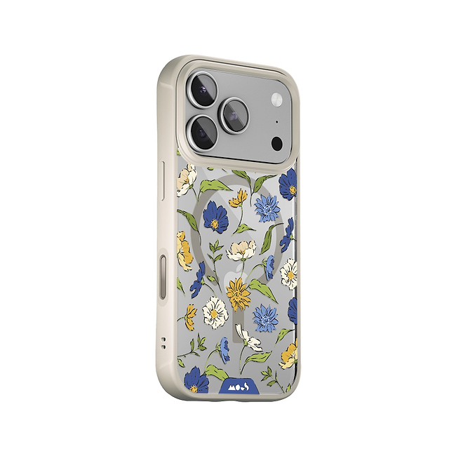 Flowers MagSafe® Compatible Printed Phone Case – Floral Blue