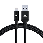 Apple iPhone certified charging cable lightning to USB-A safe quick fast charging long-lasting cable | 1.5m * hide-pdp