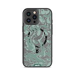 iPhone Magsafe Compatible Marbled Lilac Purple Clear Case Protective | iPhone 15 Pro,iPhone 15 Pro Max