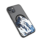 iPhone Magsafe Compatible Henry Fraser Snow Mountain K2 Clear Case Protective | iPhone 14 Plus,iPhone 14,iPhone 15,iPhone 15 Plus