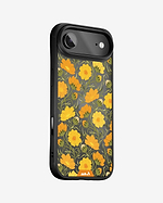 Flowers Printed Phone Case – Cosmos Orange