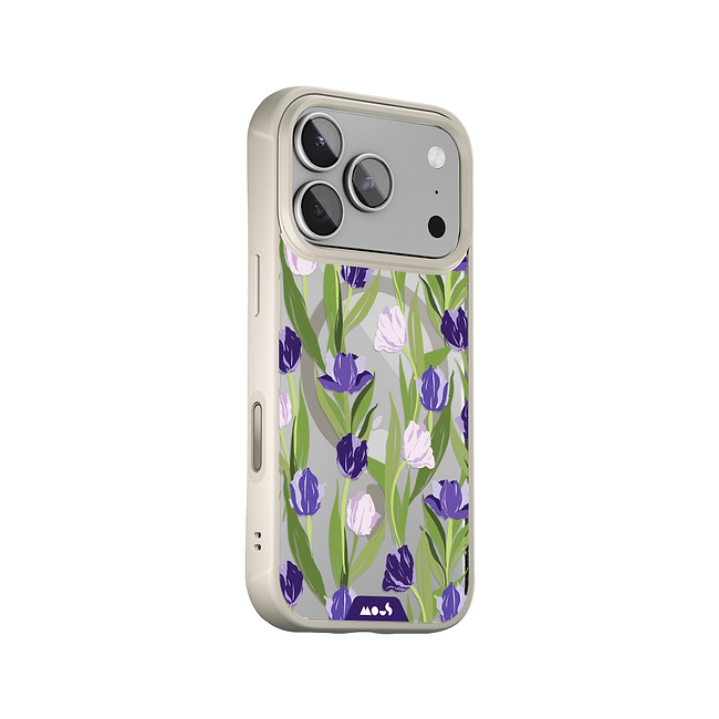 Tulips Protective Phone Case - Clarity Magsafe x Flowers