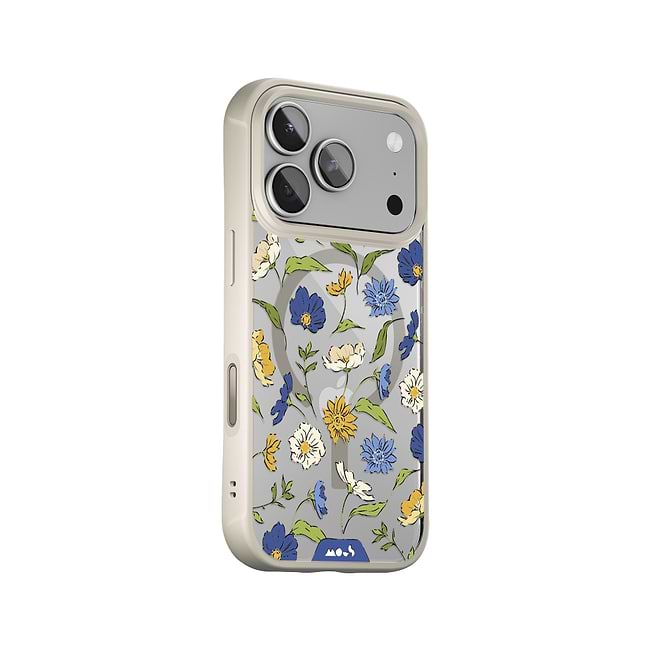 Flowers MagSafe® Compatible Printed Phone Case – Floral Blue