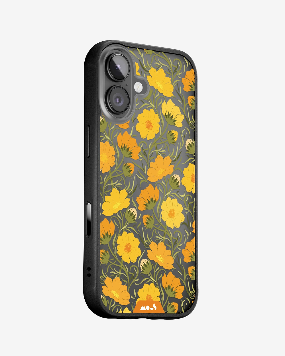 Flowers Printed Phone Case – Cosmos Orange