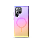 Samsung Galaxy S23 Ultra best phone case protective clarity magsafe magnetic clear case pink yellow girly colourful rainbow | Galaxy S23 Ultra
