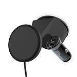 MagSafe Compatible charging suction Mount with car adaptor for iPhone