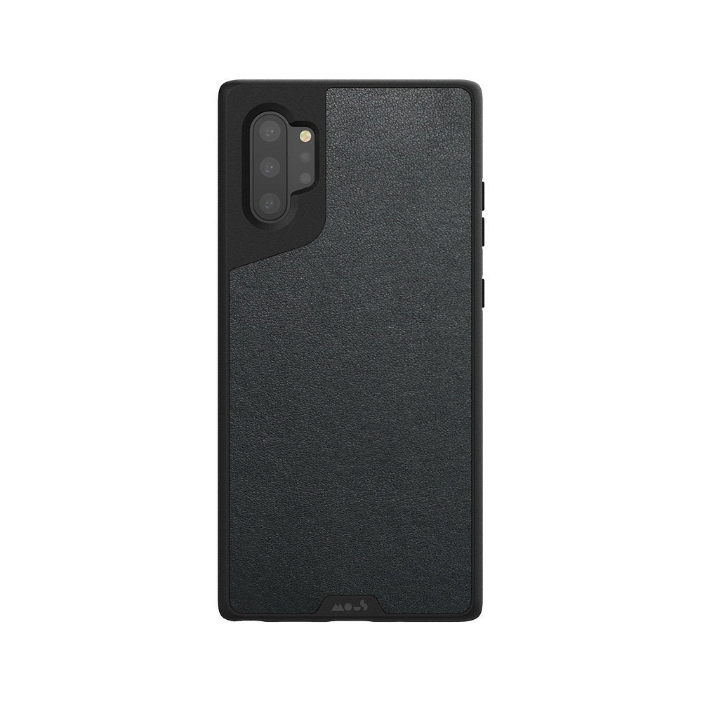 Black Leather Indestructible Galaxy Note 10 Plus Case | Galaxy Note 10 Plus