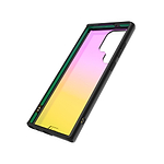 Samsung Galaxy S23 Colourful rainbow pink yellow womens girl case clear transparent iridescent | Galaxy S23 Ultra