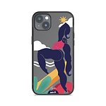 Clear Protective Phone Case Transparent Qi Wireless Charging Kelly Anna Up Lift Art Design | iPhone 14 Plus,iPhone 14,iPhone 15,iPhone 15 Plus