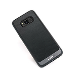 Black Leather Unbreakable Samsung S8 Case | Galaxy S8