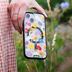 Mous Phone Case Clear Floral Pattern Flowers | iPhone 15 Pro Max,iPhone 15 Pro,iPhone 15 Plus,iPhone 15,iPhone 14 Pro Max,iPhone 14 Pro,iPhone 14 Plus,iPhone 14