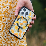 Mous Phone Case Clear Floral Pattern Flowers | iPhone 15 Pro Max,iPhone 15 Pro,iPhone 15 Plus,iPhone 15,iPhone 14 Pro Max,iPhone 14 Pro,iPhone 14 Plus,iPhone 14