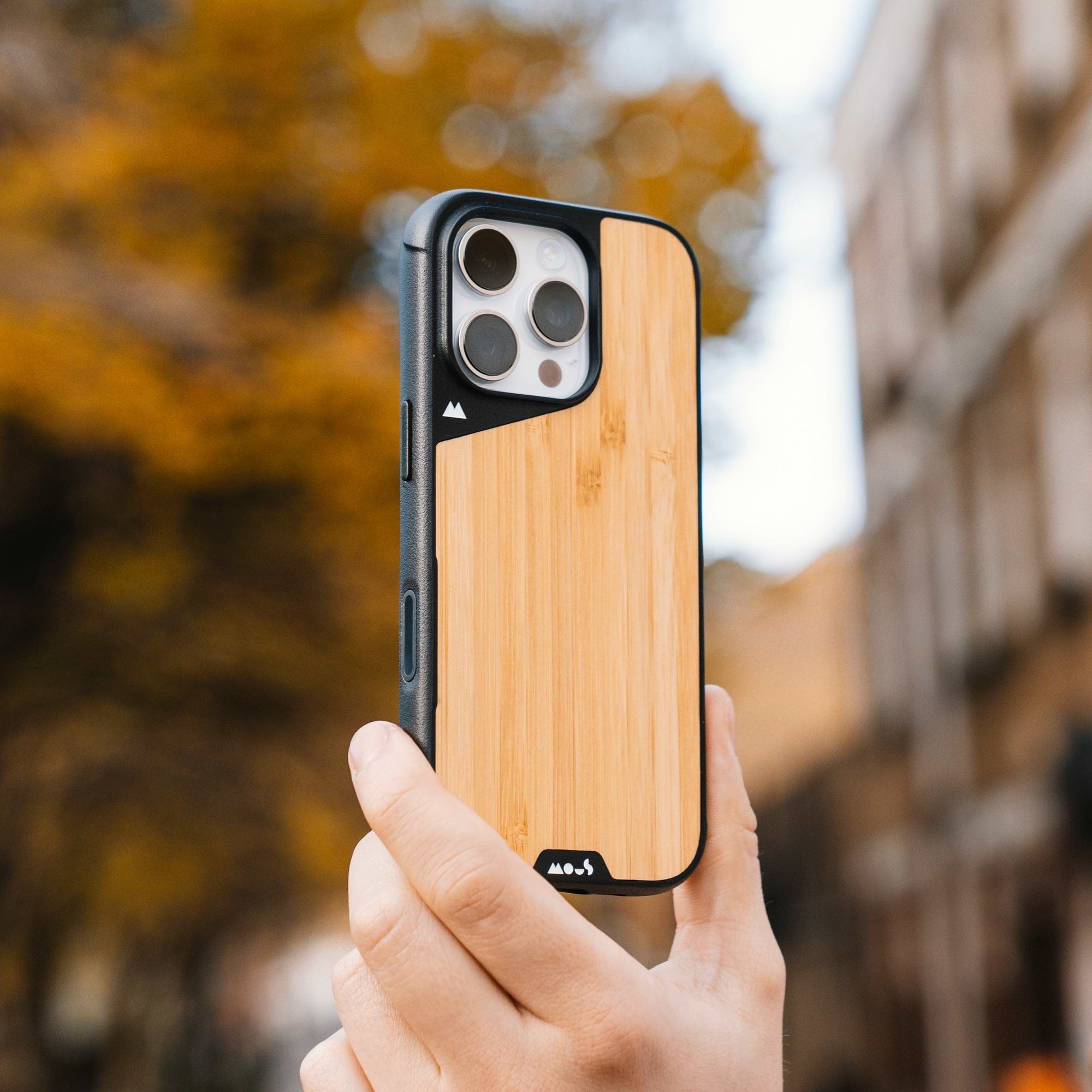 Mous | MagSafe® Compatible Bamboo Phone Case with Camera