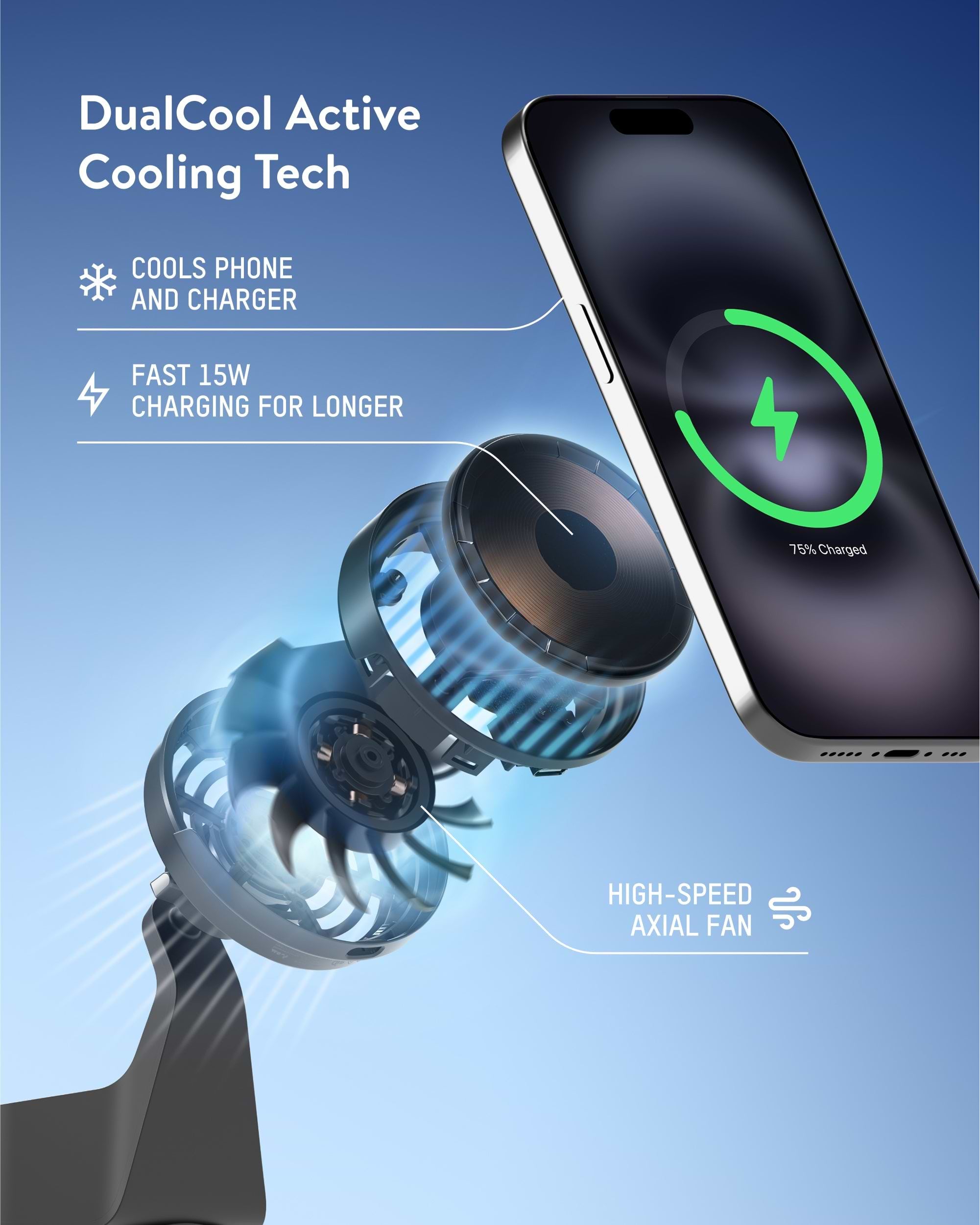 Wireless Charging Suction Mount - Thumbnail 2