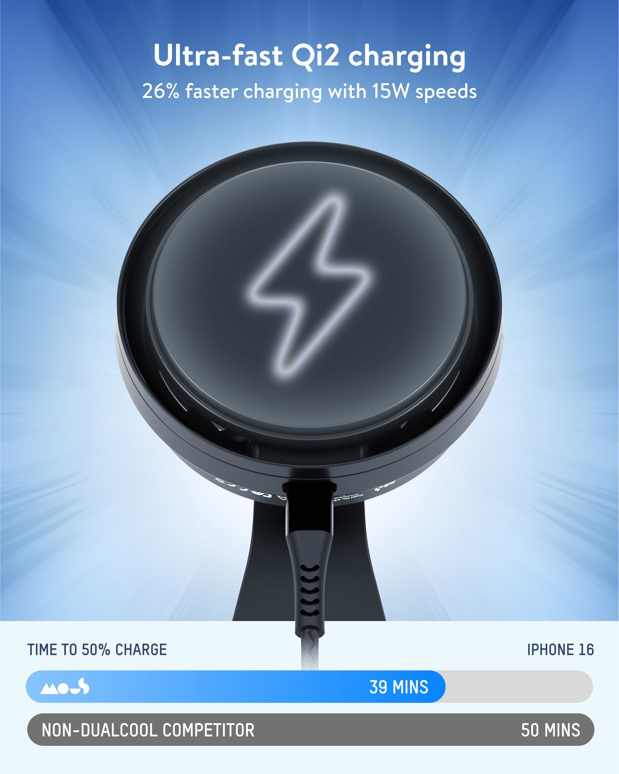 Wireless Charging Suction Mount - Thumbnail 3