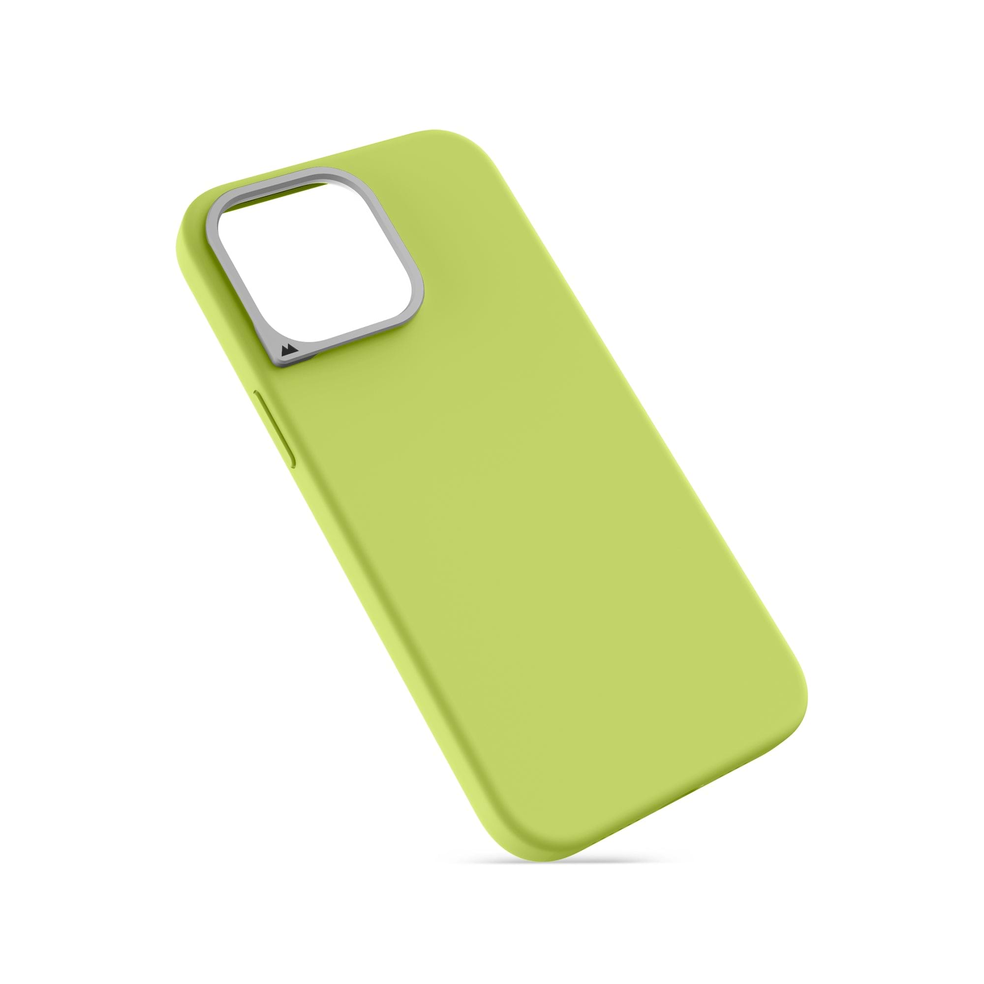 MagSafe Compatible Pistachio Silicone Phone Case - Thumbnail 3