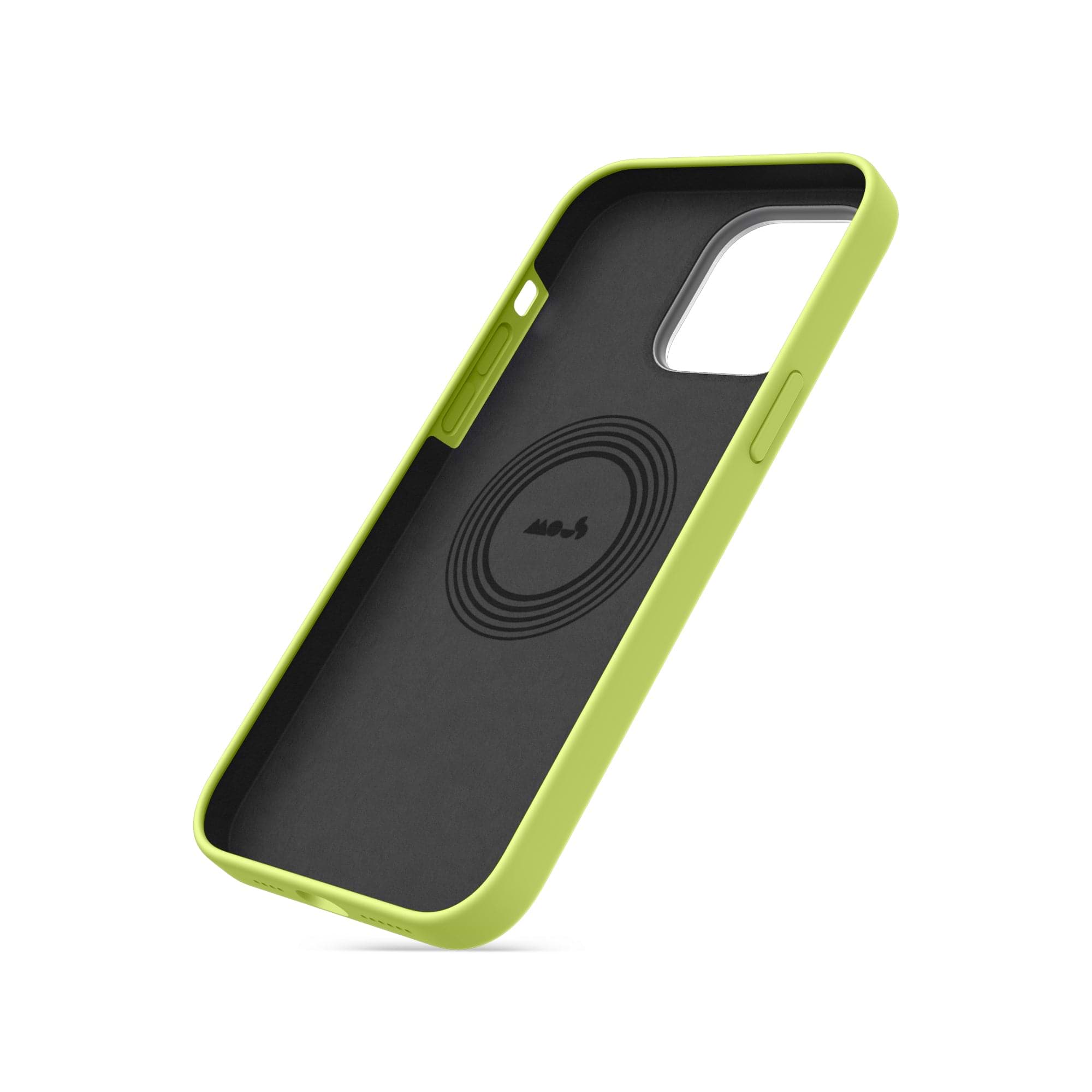 MagSafe Compatible Pistachio Silicone Phone Case - Thumbnail 2