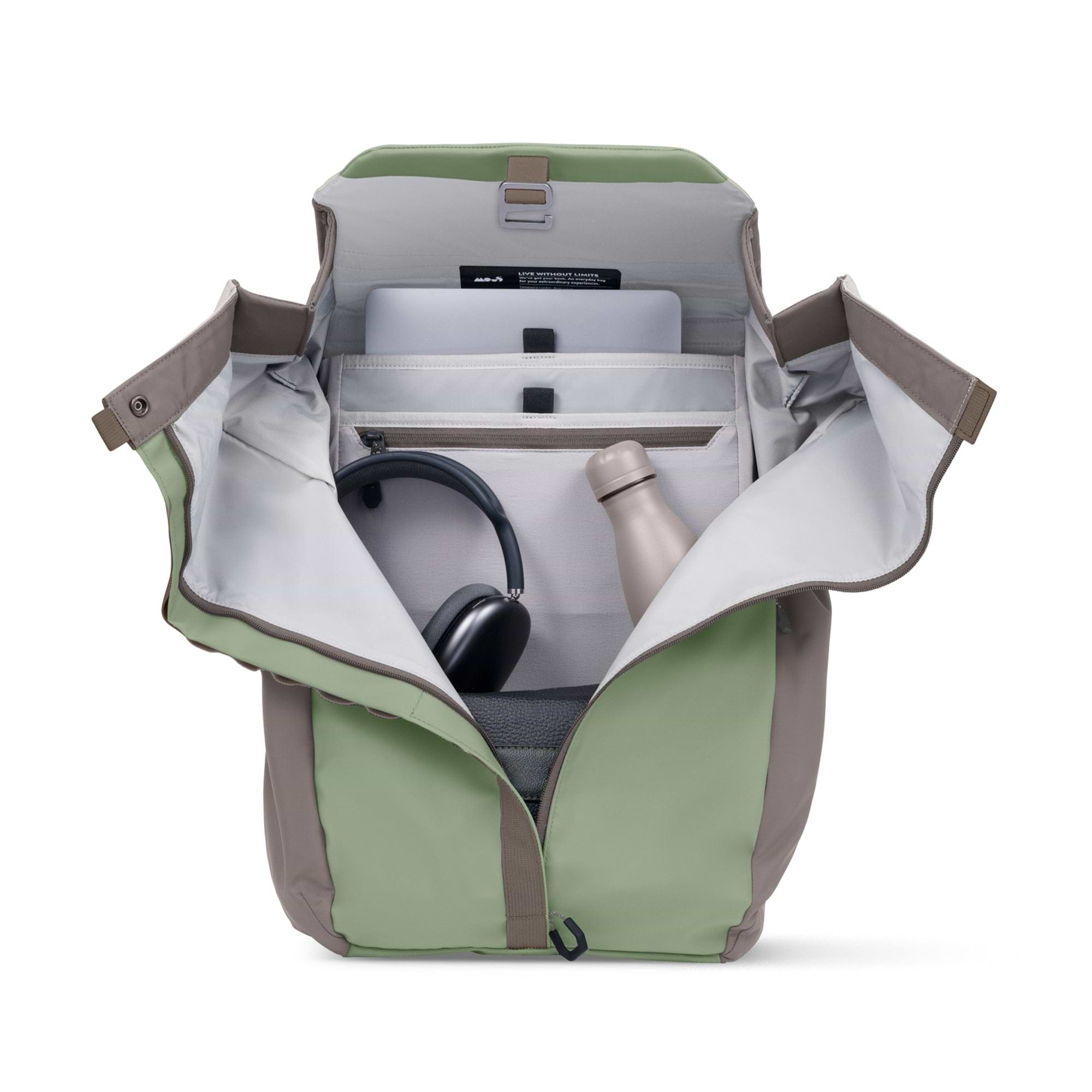 Flap Backpack – Sage - Thumbnail 5