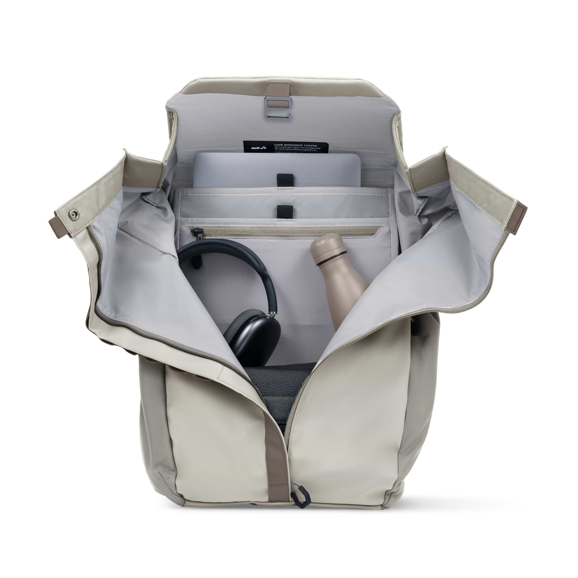 Mous | Flap Backpack with AiroFoam® - Stone