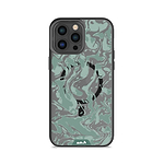 iPhone Magsafe Compatible Marbled Sage Green Clear Case Protective | iPhone 14 Pro,iPhone 14 Pro Max