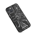 Clear Protective Phone Case Transparent Qi Wireless Charging Storror Liquid Warp Bubble Design Collabs | iPhone 14 Plus,iPhone 14,iPhone 15,iPhone 15 Plus