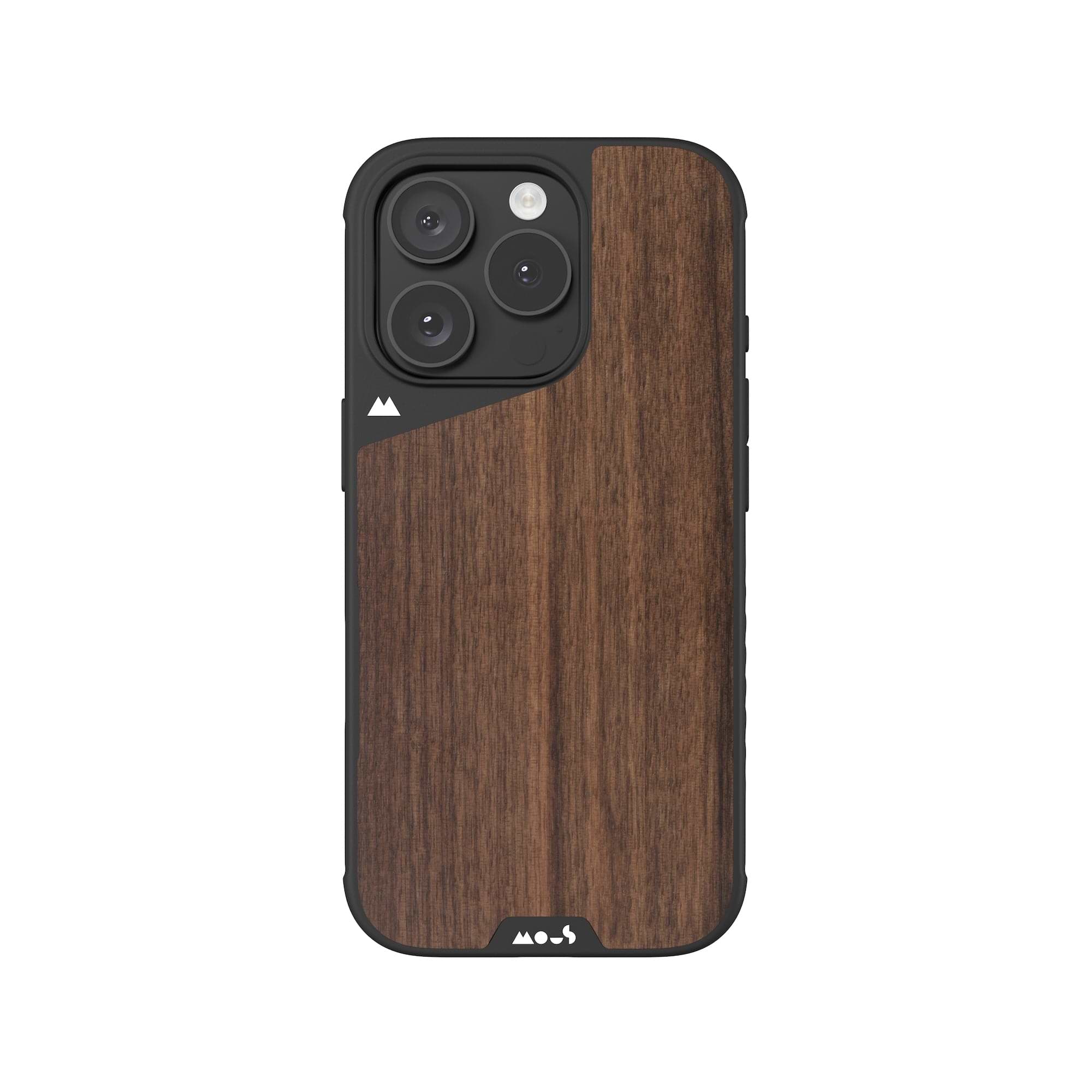 MagSafe Compatible Walnut Phone Case with Camera Control Button - Thumbnail 2