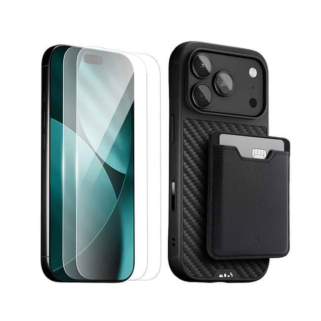 Aramid Fibre Protective Case, Screen Protector and Card Wallet - iPhone Starter Kit