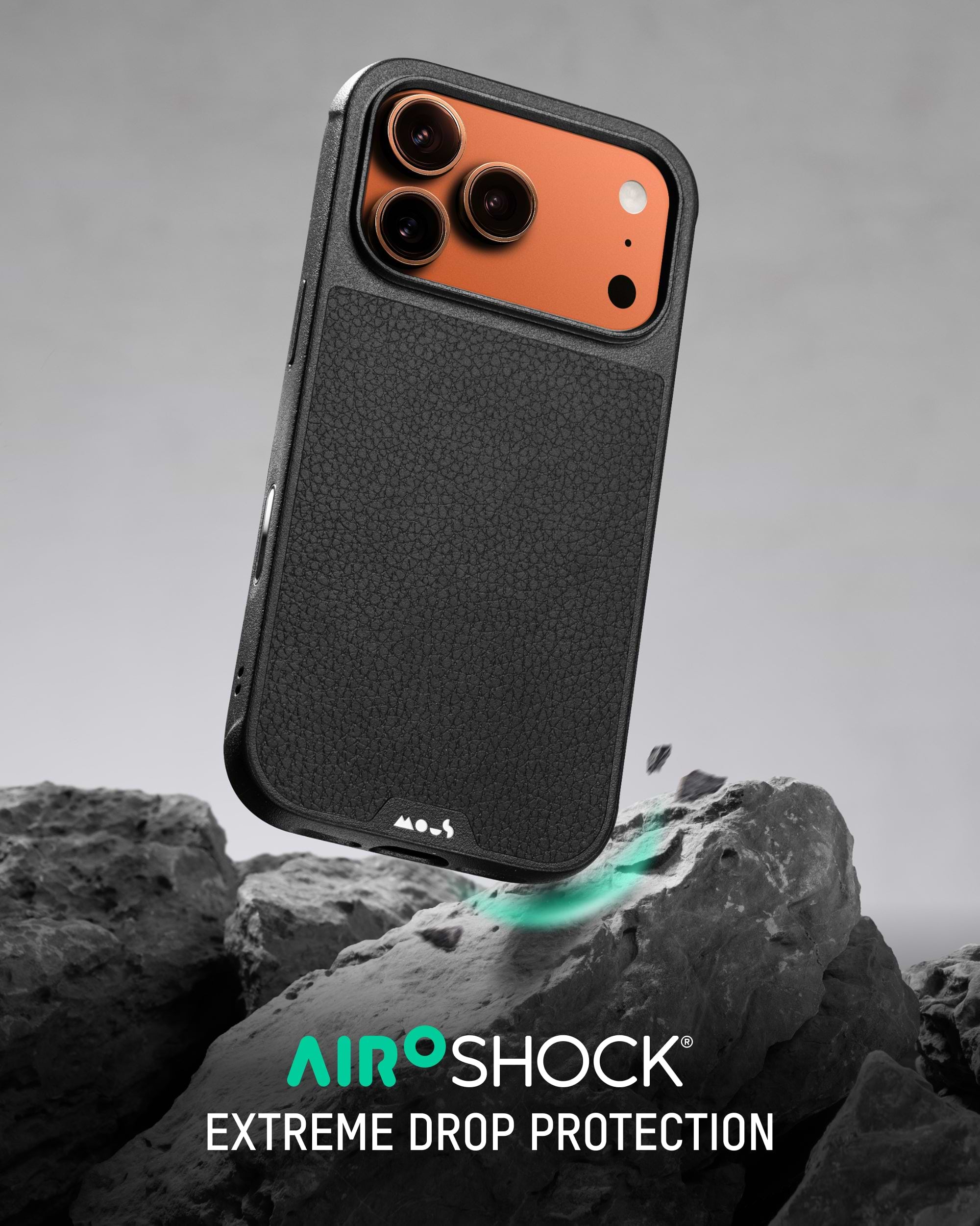 Black Leather Protective Phone Case - Thumbnail 4