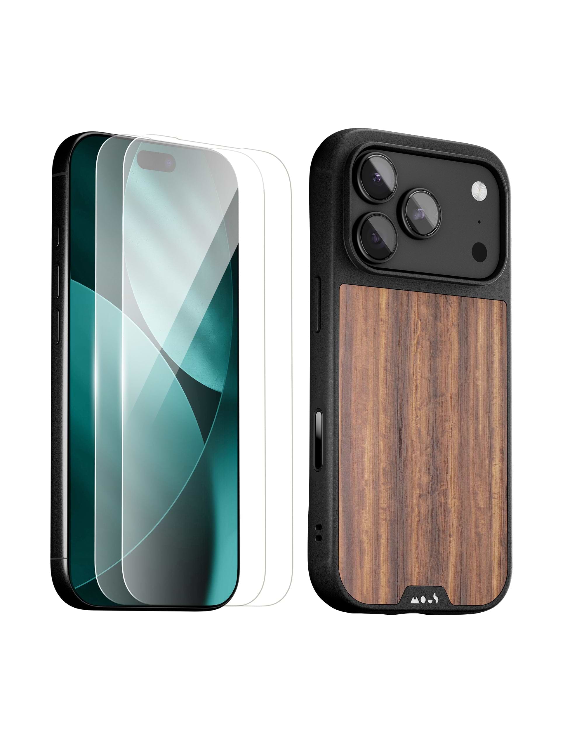 Walnut Protective Case and Screen Protector - Thumbnail 2