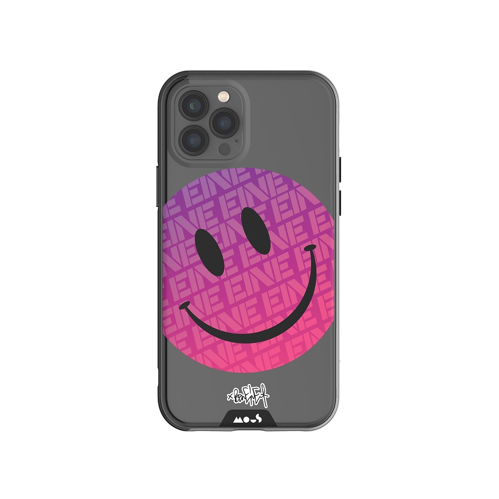 Clear Transparent iPhone Case Ben Eine Pink Smiley Face Qi | iPhone 12 Pro,iPhone 12 Pro Max