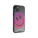 Clear Transparent iPhone Case Ben Eine Pink Smiley Face Qi | iPhone 14,iPhone 14 Plus,iPhone 15,iPhone 15 Plus