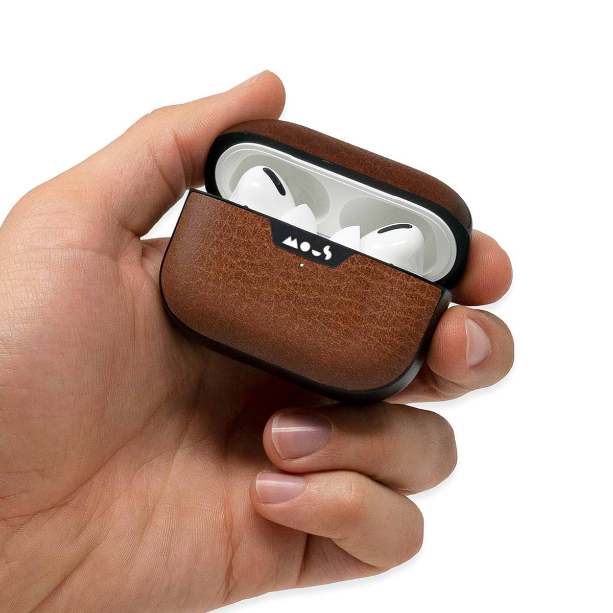 Brown Leather AirPods Pro Case - Thumbnail 5
