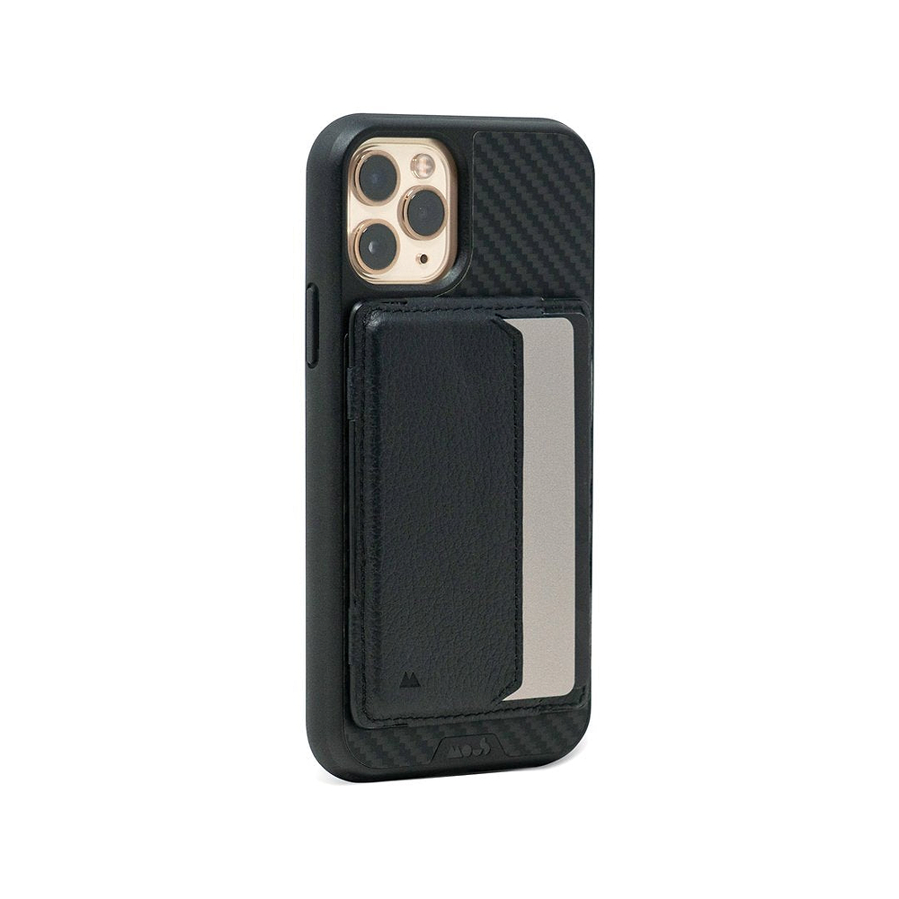 Black Leather Card Holder iPhone |
