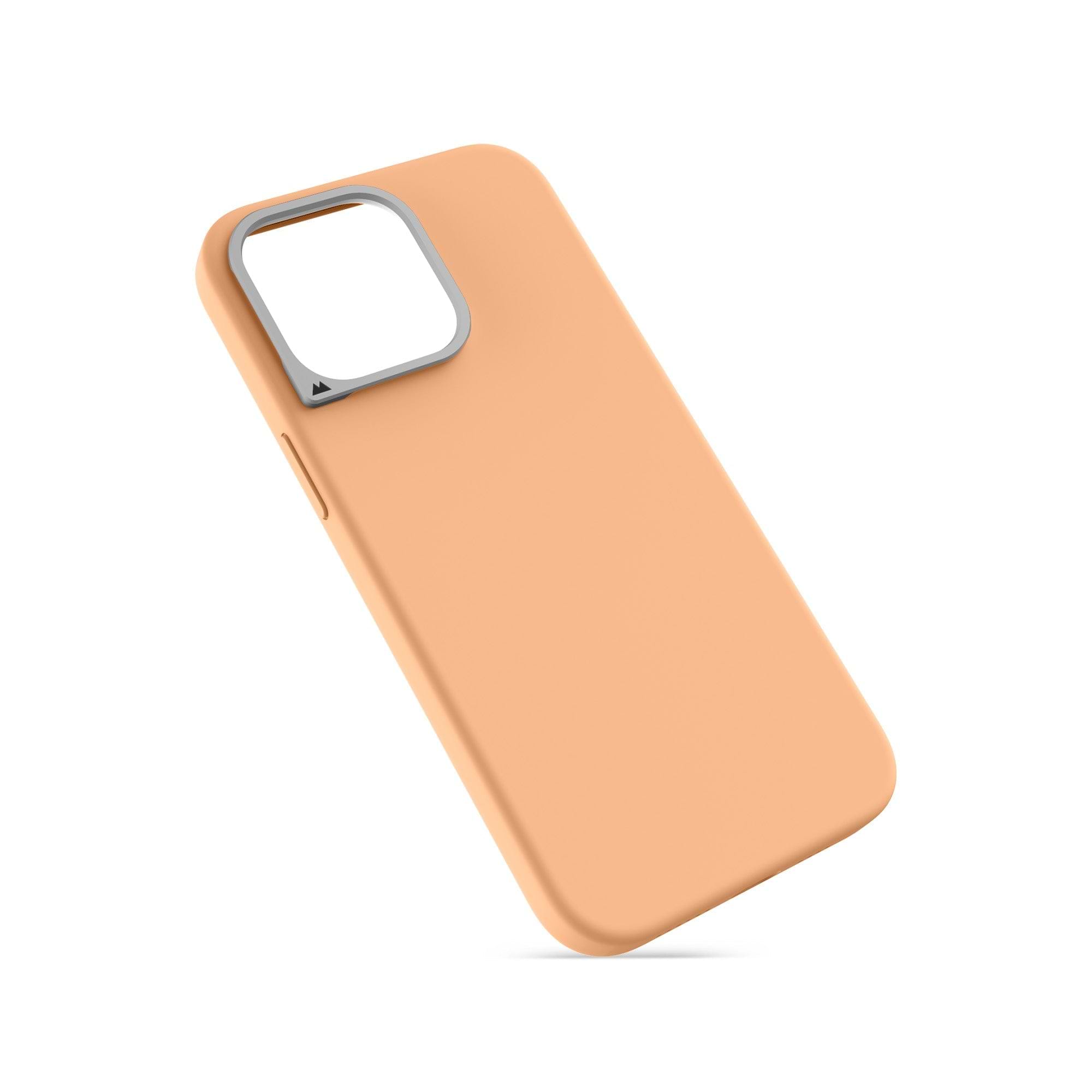 MagSafe Compatible Apricot Silicone Phone Case - Thumbnail 2
