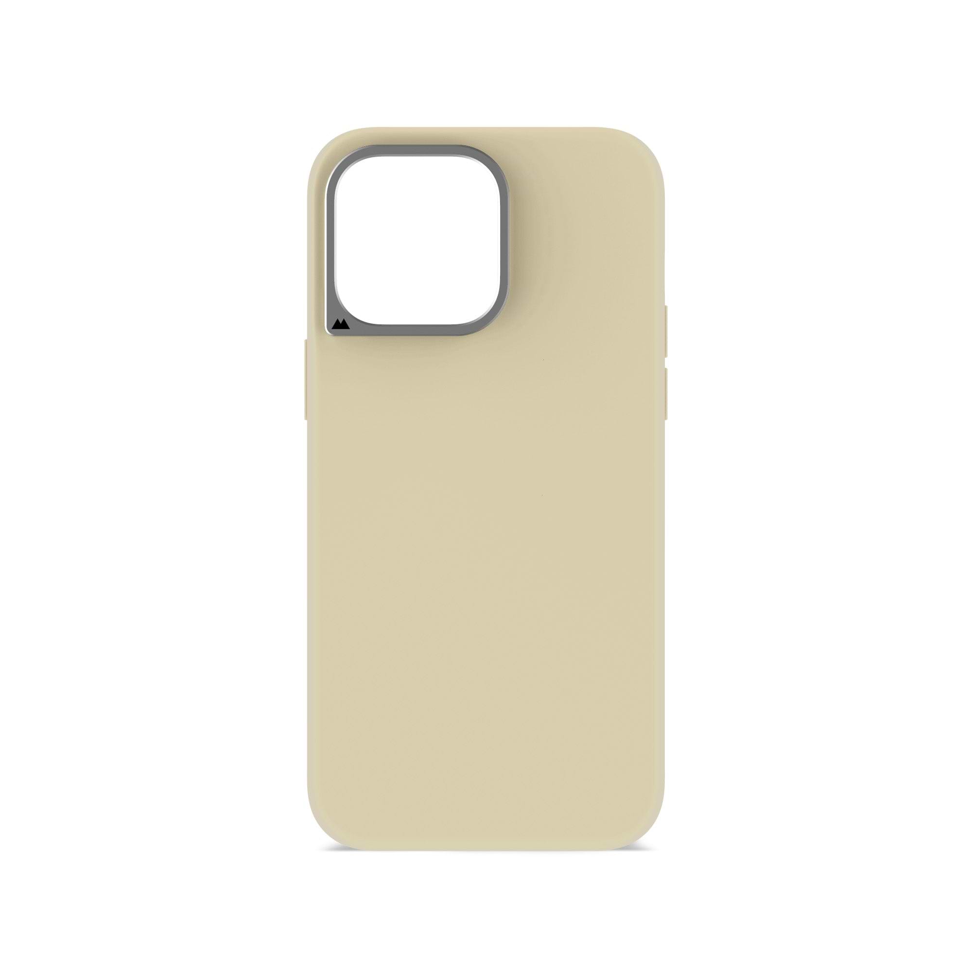 MagSafe Compatible Ivory Silicone Phone Case - Thumbnail 2