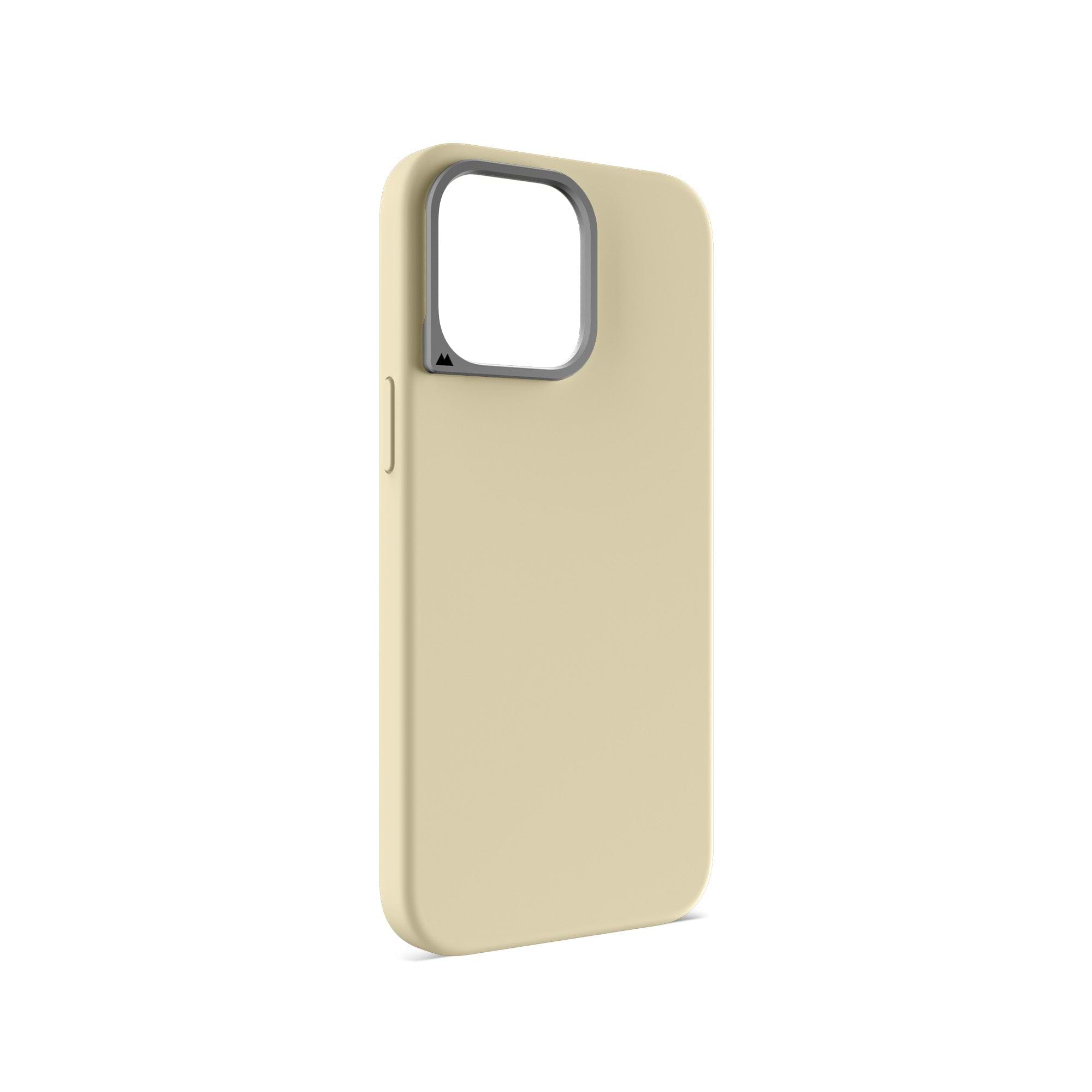 MagSafe Compatible Ivory Silicone Phone Case - Thumbnail 4