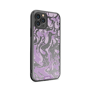 Marbled Lilac Purple Printed Phone Case