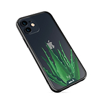 Clear Protective Phone Case Transparent Qi Wireless Charging Spiky Plant Aloe Vera Henry Fraser Design | iPhone 12,iPhone 12 mini